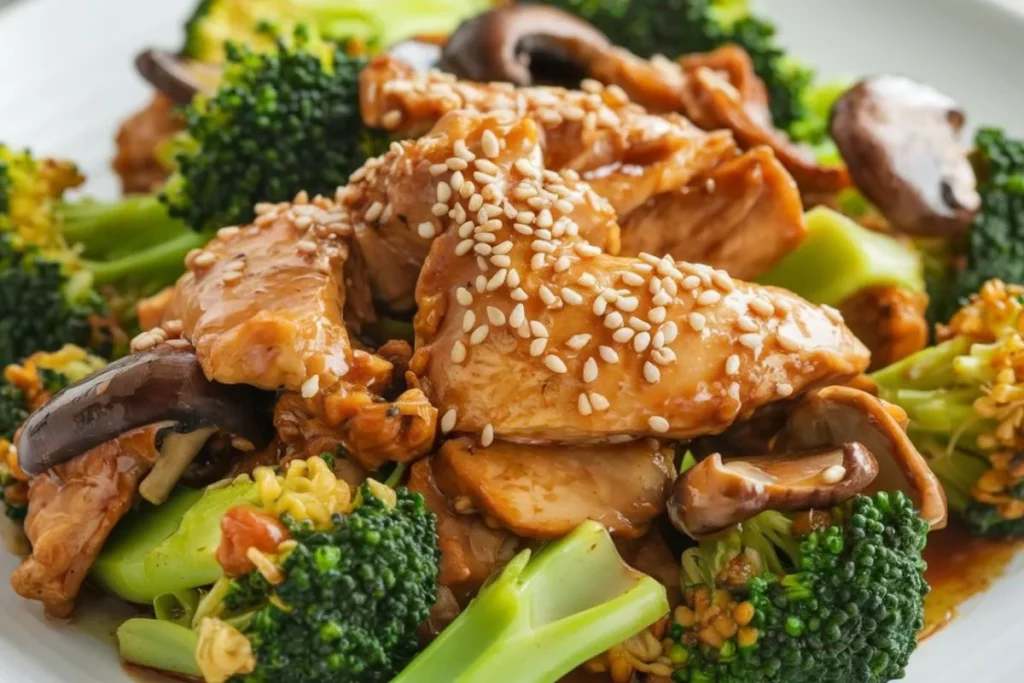 Chicken with Broccoli and Mushrooms Recipe