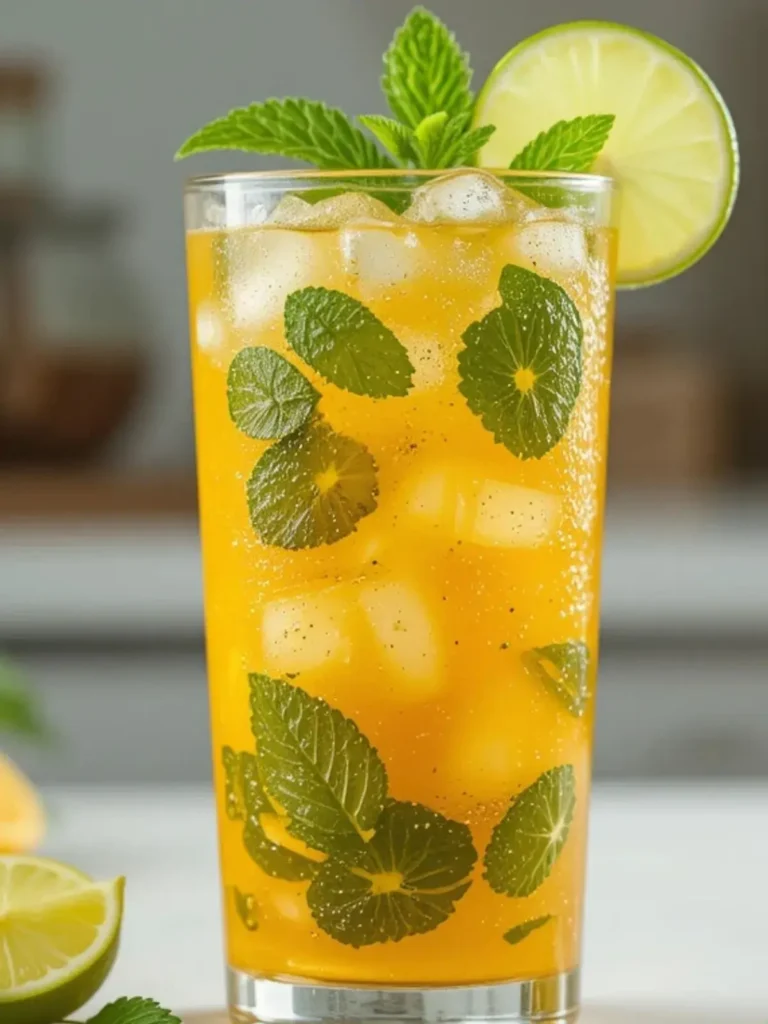 A Refreshing Mango Mojito Mocktail