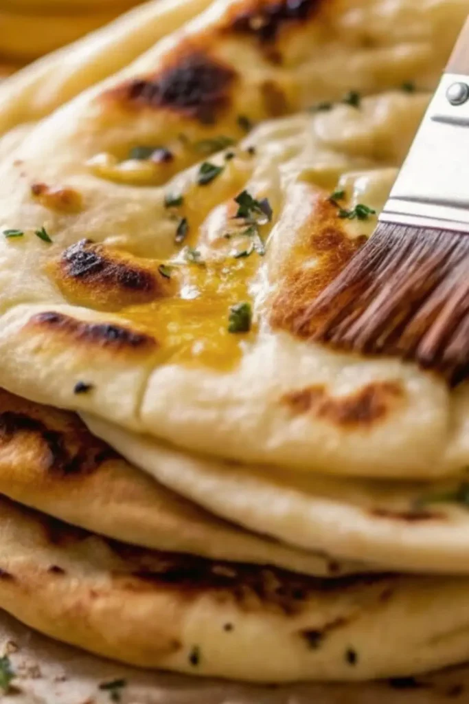 3 pieces of Homemade Naan Bread