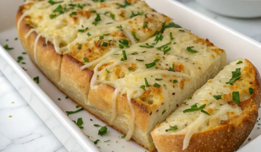 Cheesy Garlic Bread Recipe