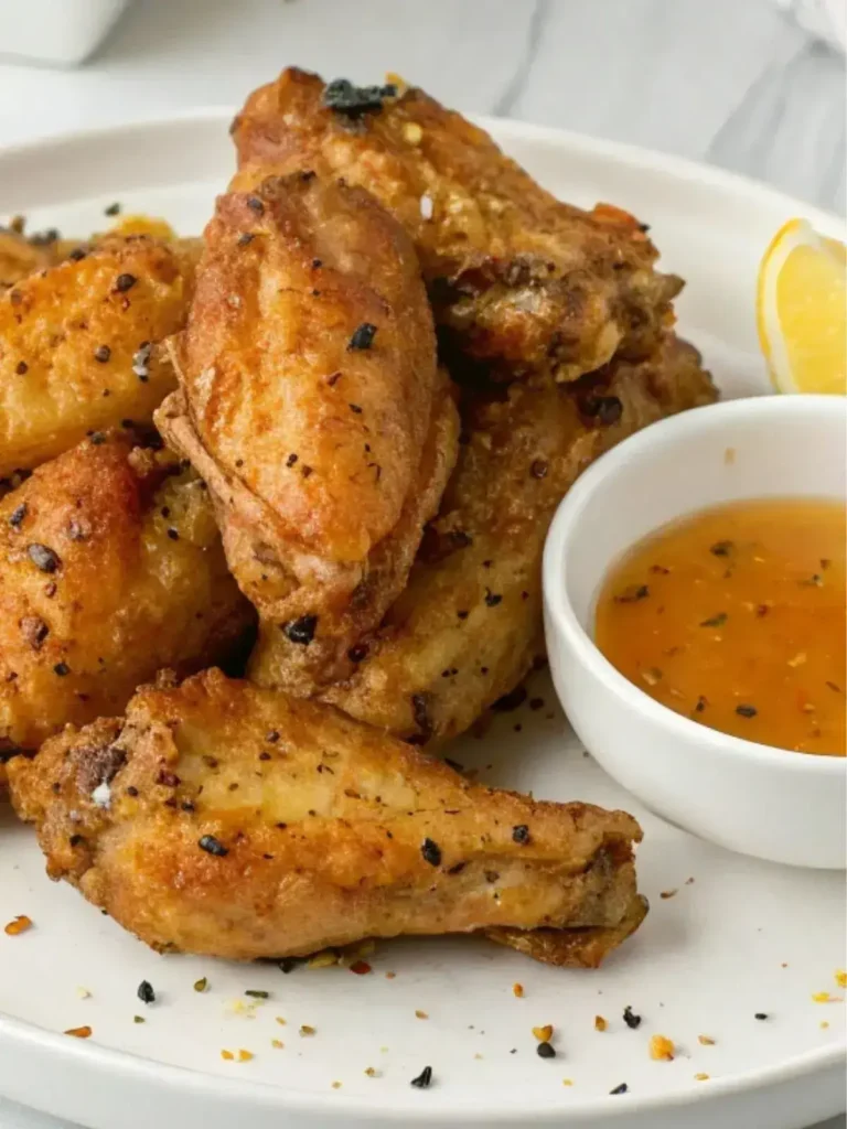 Crispy Honey Lemon Pepper Wings