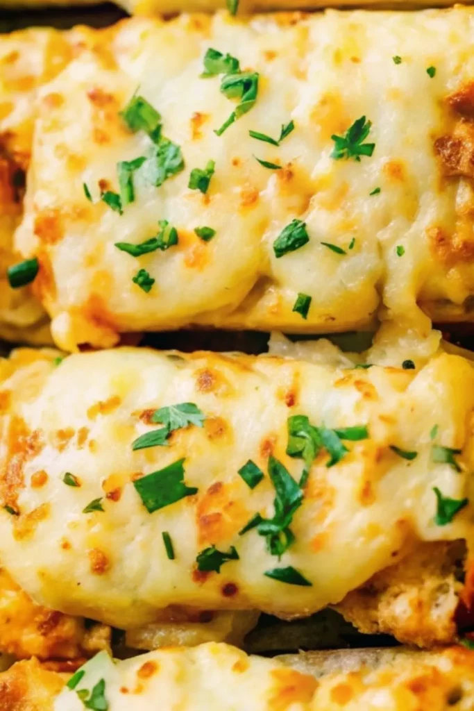 Fresh garlic cheese bread