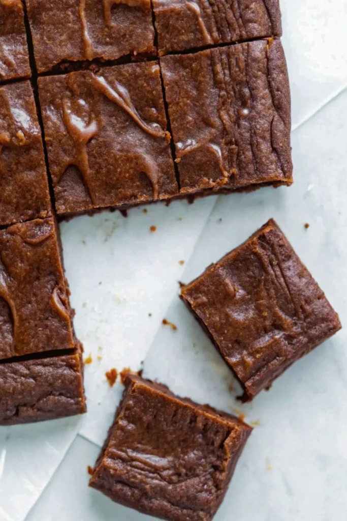 Fudgy Brownies with crinkly tops