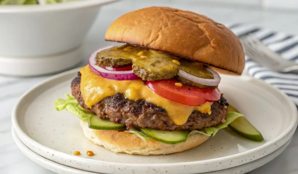 Cheesy Smash Burger Recipe