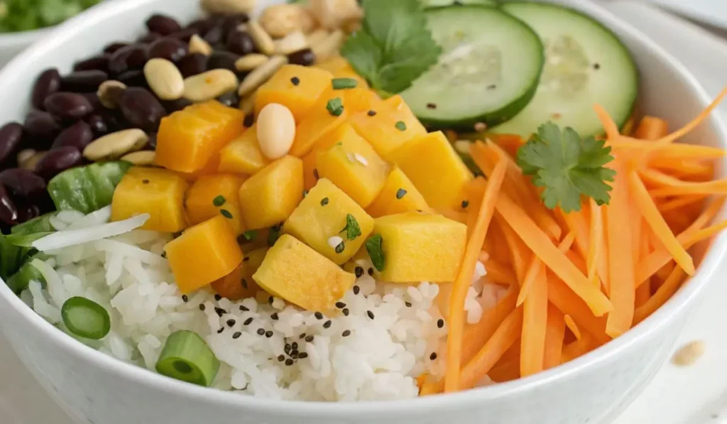 Mango Ginger Rice Bowl Recipe