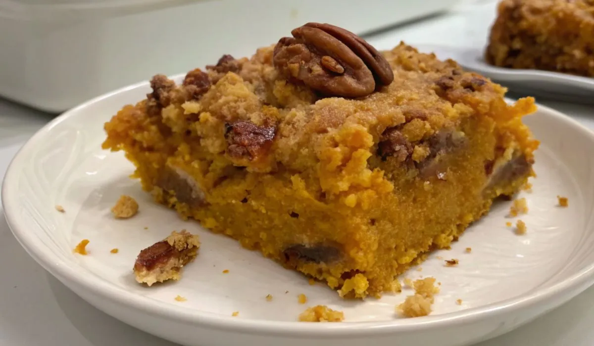 Pumpkin Dump Cake Recipe